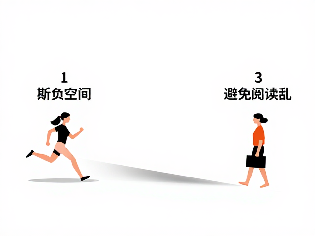 利用负空间与元素呼应建立平衡