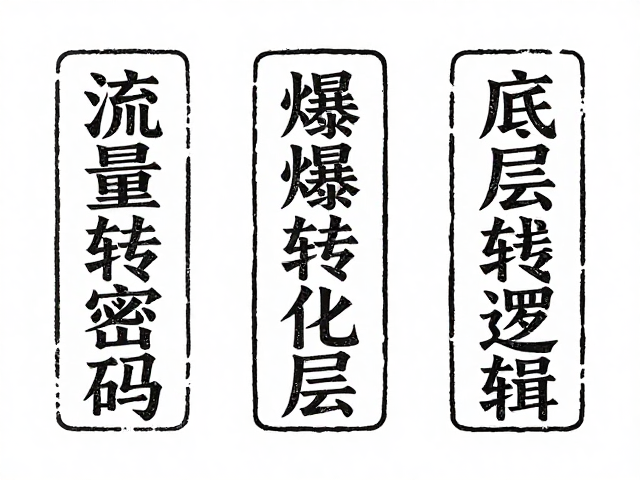 流量转化的底层逻辑