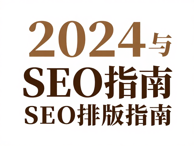 艺术字体、扁平化字体与衬线体,2024设计趋势与SEO排版指南