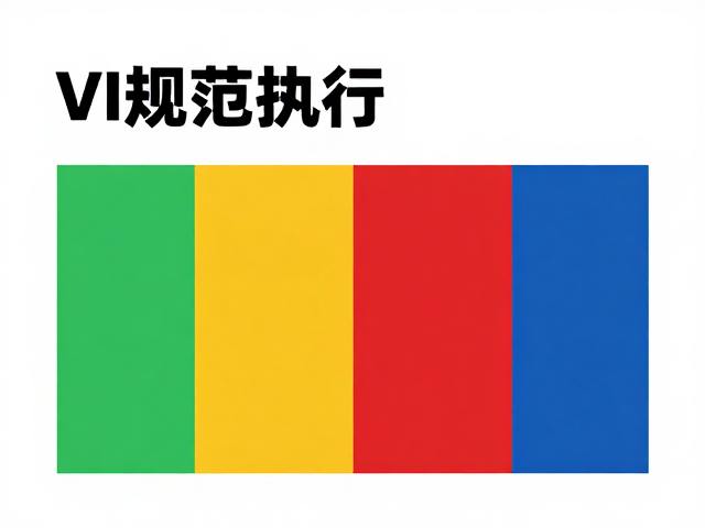 VI规范执行,色彩总数控制与同色系文字融合技巧