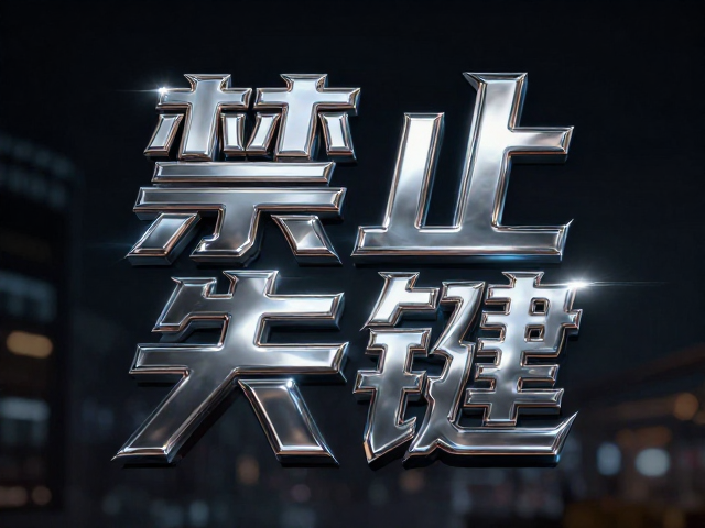 金属立体字的材质工艺与视觉张力