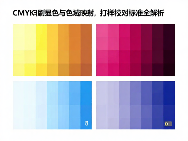 CMYK印刷显色与色域映射,打样校对标准全解析