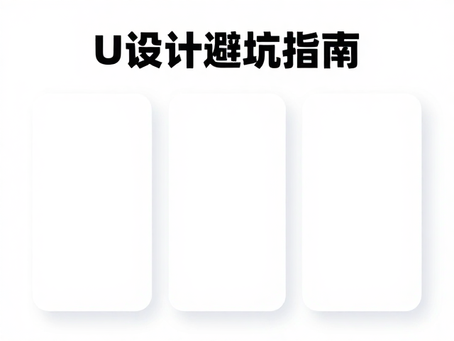 UI设计避坑指南,标题层级区分与留白呼吸感,打造高对比度视觉焦点