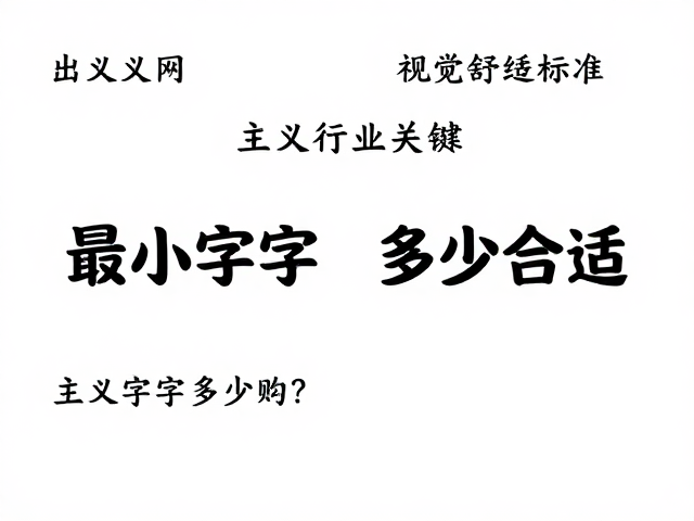 正文最小字号多少合适?居中对称排版让说明文字更清晰易读