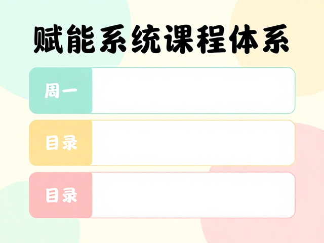 系统化课程体系的海报视觉层级构建