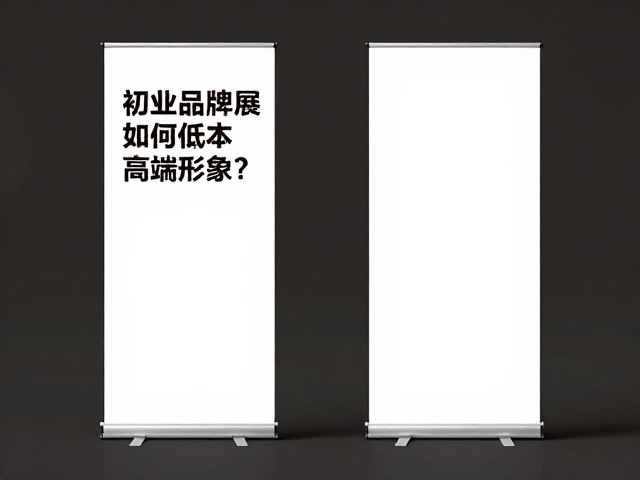 初创品牌必看,易拉宝展架如何低成本打造高端形象?