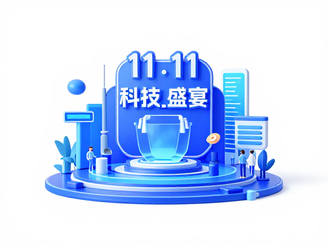 双十一蓝色科技盛宴,创意场景引爆流量,抢占智能消费新风口