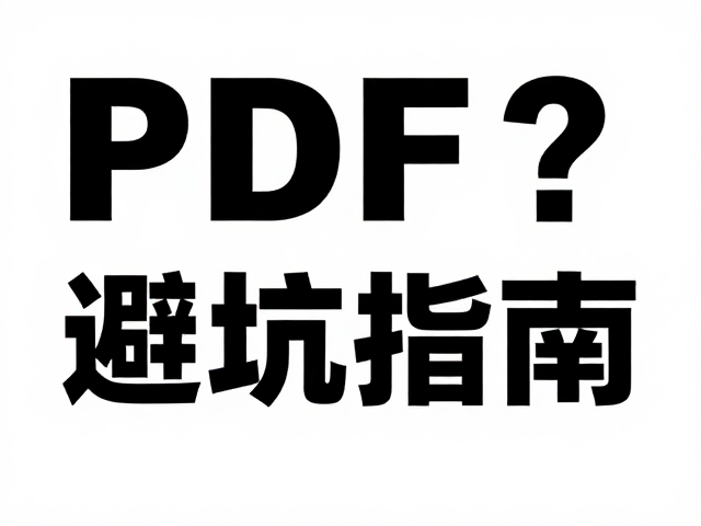 避坑指南
