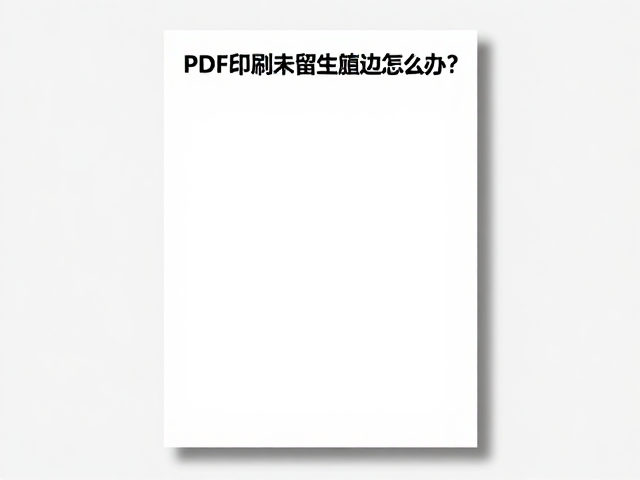 PDF印刷未留出血边怎么办?竖版海报画布调整指南与避坑指南