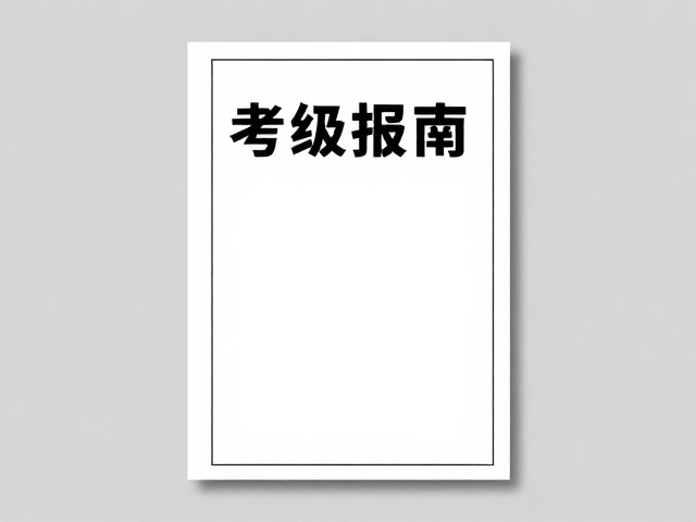 考级报名海报设计,简约商务风与小班教学场景的完美融合指南