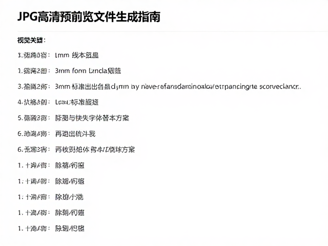 预览文件的命名规范与版本管理