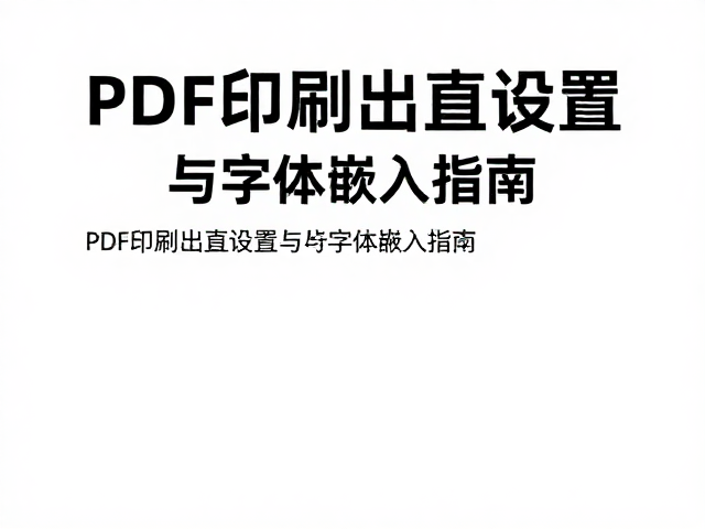黑色文字与专色的处理细节