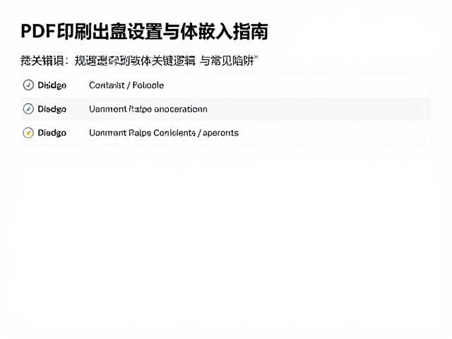 字体嵌入的关键逻辑与常见陷阱