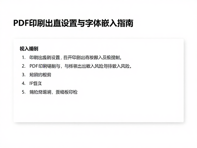 预检流程与最终输出确认