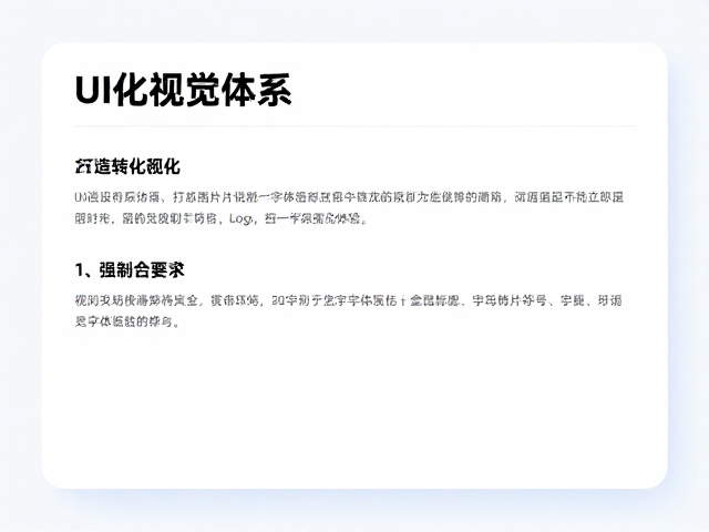 视觉体系驱动高转化体验优化