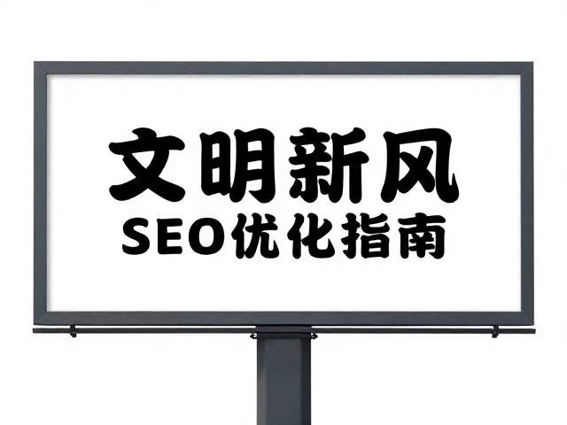 文明新风海报创意合成，户外广告牌设计灵感与SEO优化指南