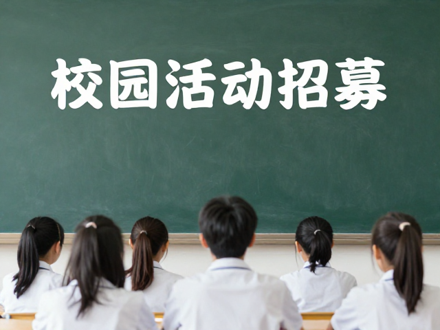 校园活动招募,留白呼吸感设计,在校学生速来