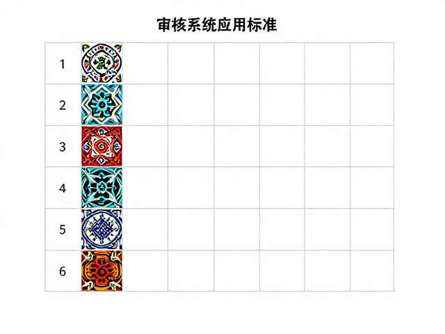审核标准在网格与纹样应用中的量化体系