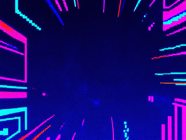 霓虹赛博风|像素颗粒感设计,Cyberpunk与Pixel的视觉碰撞