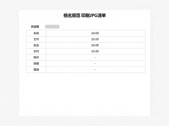 文件命名规范与交付清单的管理逻辑