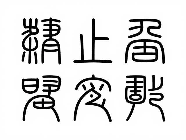 古风篆刻的笔触重构与视觉张力