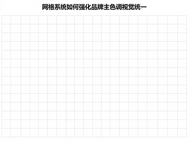 市场运营必看,网格系统如何强化品牌主色调视觉统一