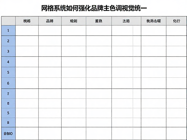 色彩规范在网格中的量化与执行