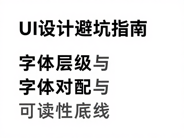 场景化适配与可读性底线