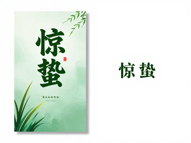 惊蛰节气视觉符号与左右版式构图逻辑