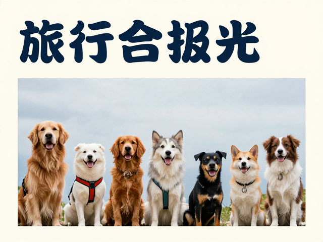 旅行记录海报，用宠物生活海报定格生活记录高光时刻
