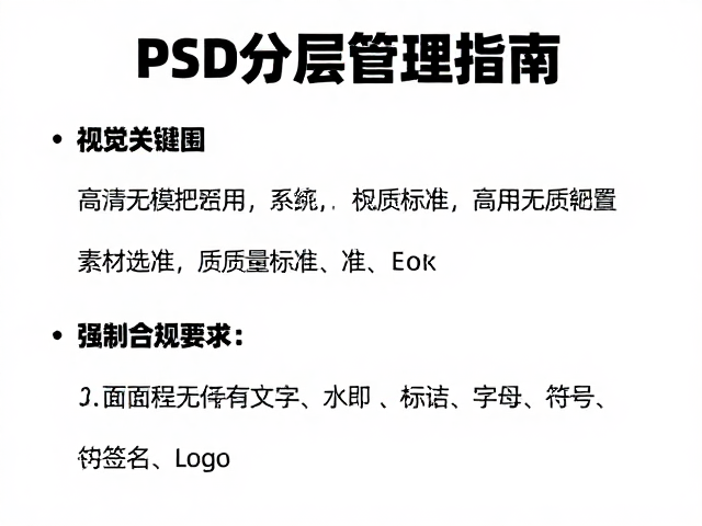 高清无模糊素材选用与质量管控标准