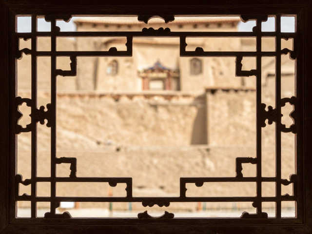 敦煌非遗窗棂，千年国风美学传承，揭秘东方建筑里的浪漫符号