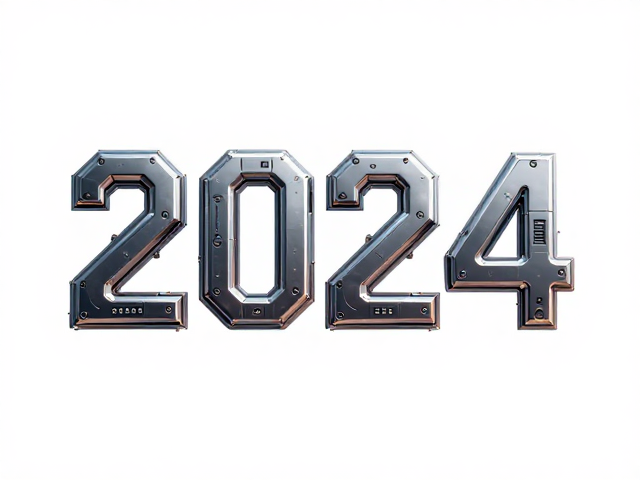 2024未来科技风音乐节海报设计,机械硬朗字形灵感