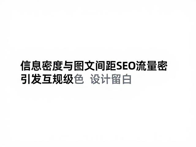 信息密度需平衡,避免“信息过载”引发交互降级