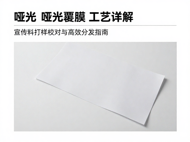 宣传物料打样校对的关键控制点