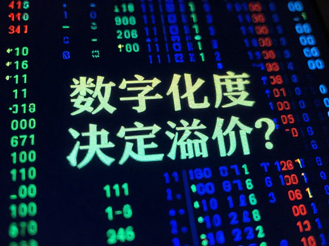 数字化数据流与溢价形成的逻辑关联