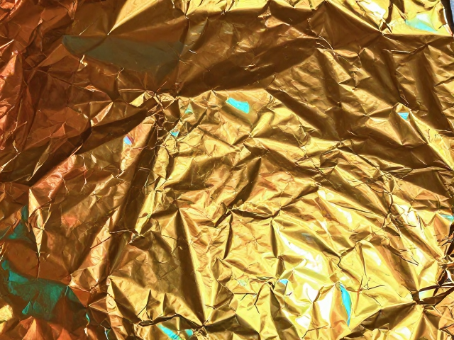 镭射炫彩金属箔工艺,金银铜箔高温不变形解决方案