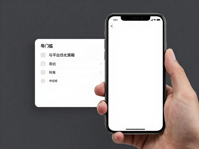 导出设置与平台优化策略