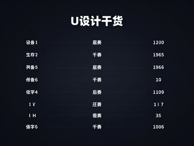 字号层级与排版节奏的精细化控制