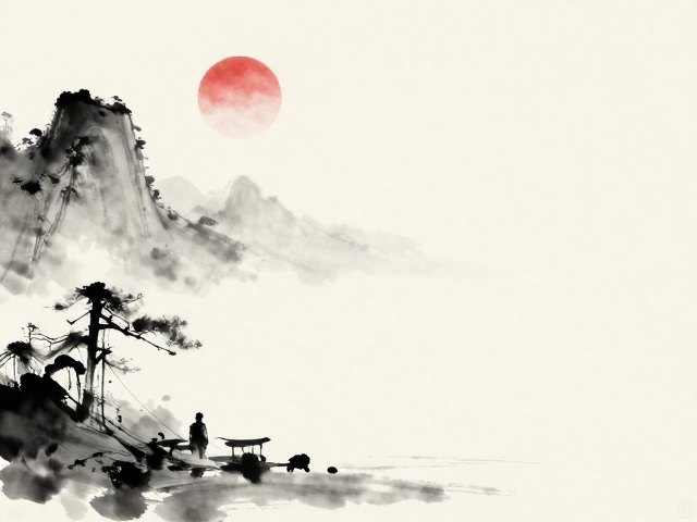 新中式海报设计灵感,传统国潮风与水墨插画的融合美学
