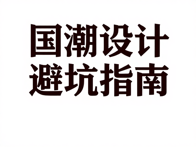 排版层级与国潮元素的融合技巧