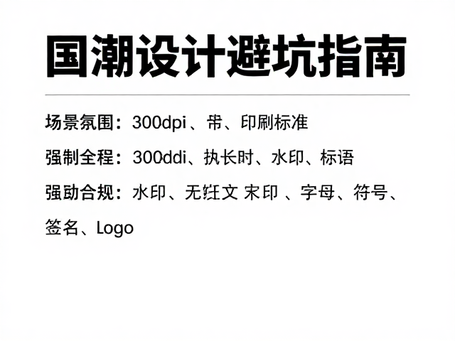 300dpi印刷标准的技术规范与执行细节