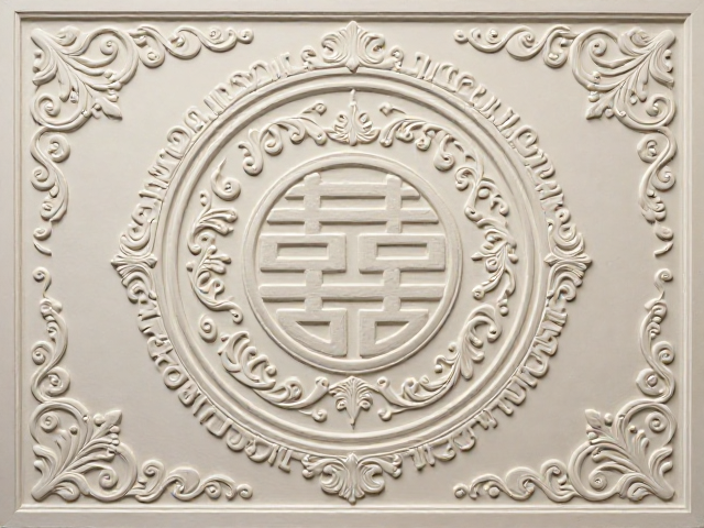 婚礼立体浮雕国风纹样设计灵感,打造高定质感婚房