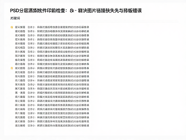 排版错误与图层结构的逻辑修正