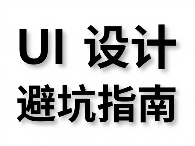 UI设计避坑指南，文字远离边缘，巧用阴影描边与纹理叠加打造立体质感