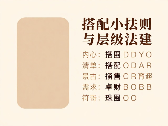 字体搭配的核心法则与层级构建