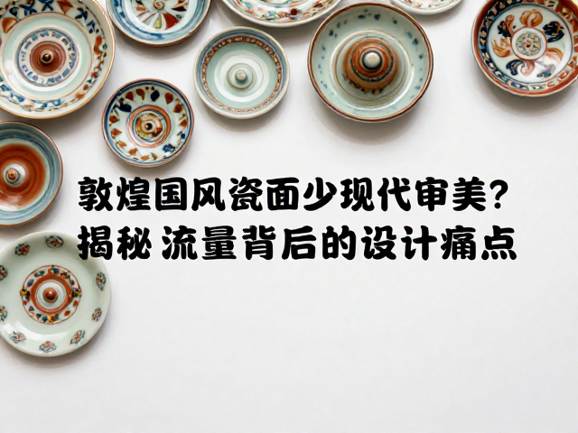 敦煌国风陶瓷釉面为何缺少现代审美?揭秘流量背后的设计痛点