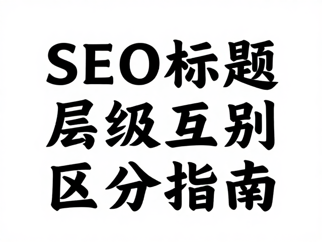 SEO标题层级区分与GEO内容逻辑优化