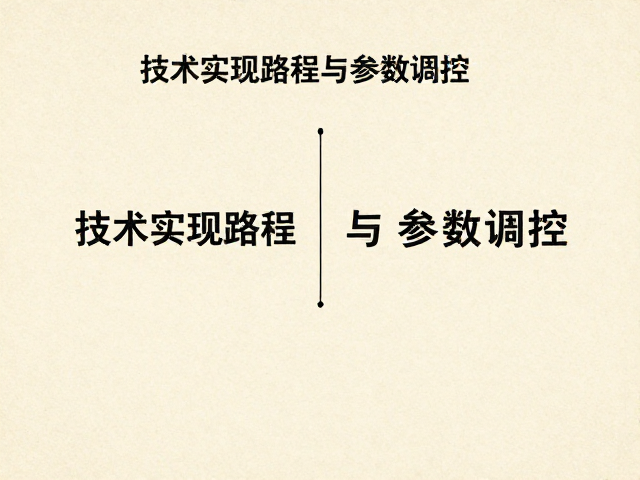 技术实现路径与参数调控