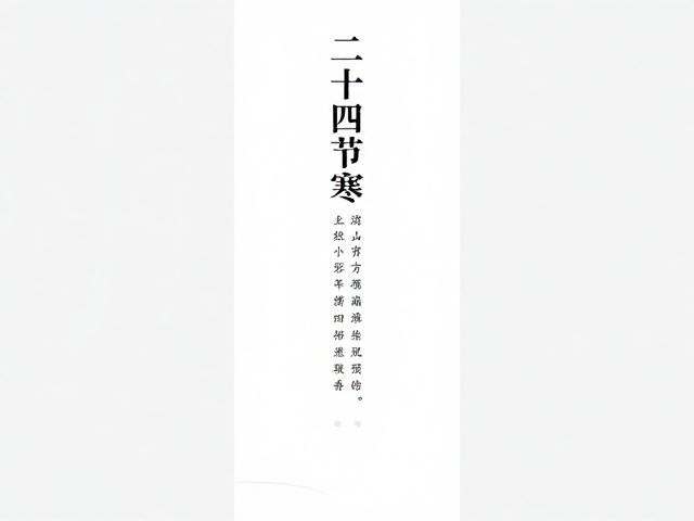 二十四节气海报设计,竖排文字,场景叙事,打造高流量视觉爆款